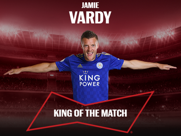 Jamie Vardy (LEI vs NEW): Bầy cáo đã có chiến thắng tưng bừng vòng 7 với tỉ số 5-0 trước Newcastle. Jamie Vardy tỏa sáng rực rỡ với cú đúp. Anh nhận về tỉ lệ bầu chọn 61,3%.