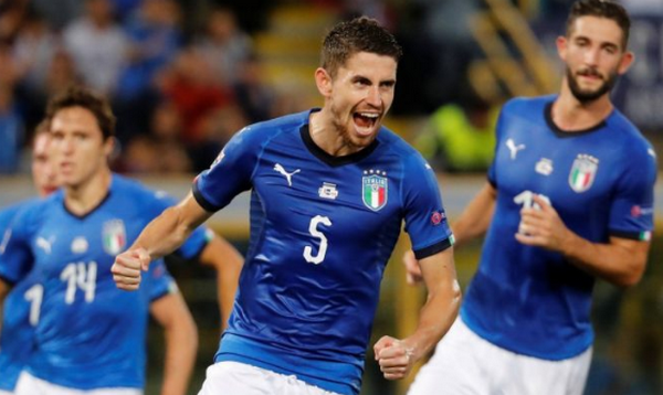 Italia - 18 bàn (6 trận): Sau nỗi buồn World Cup, Italia đang trở lại mạnh mẽ ở vòng loại EURO 2020 với 6 trận toàn thắng, ghi được 18 bàn.