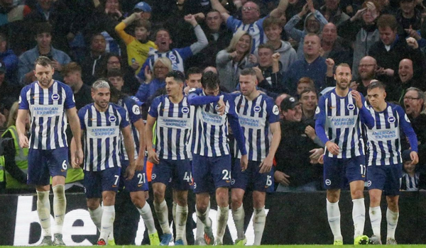 Niềm vui chiến thắng của Brighton.
