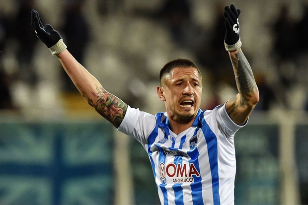 Lapadula đã giúp Pescara thăng hạng. Ảnh: Internet.