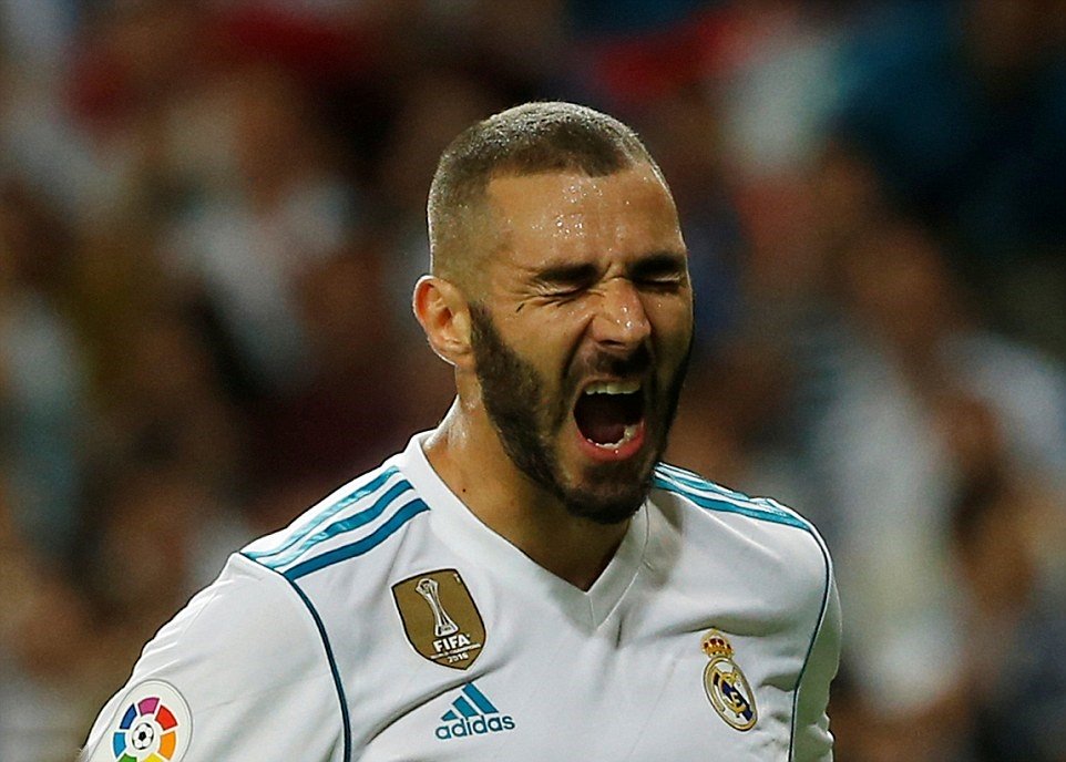 Benzema có ngày thi đấu thất vọng.