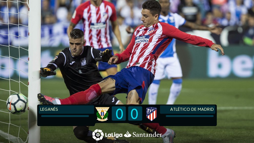 Atletico đành chấp nhận rời sân với tỉ số 0-0.