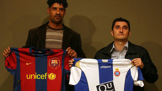 Valverde thời còn dẫn dắt Espanyol.
