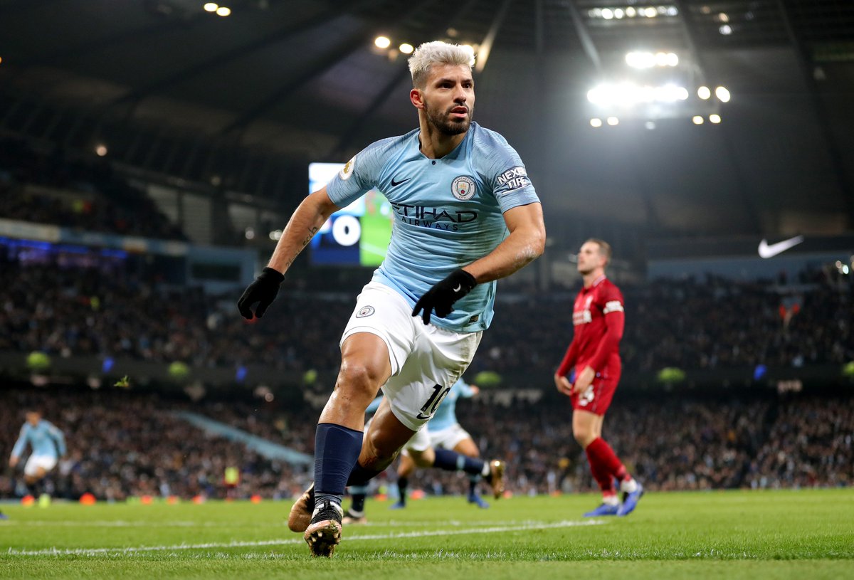 Aguero là người mở tỉ số trận đấu.