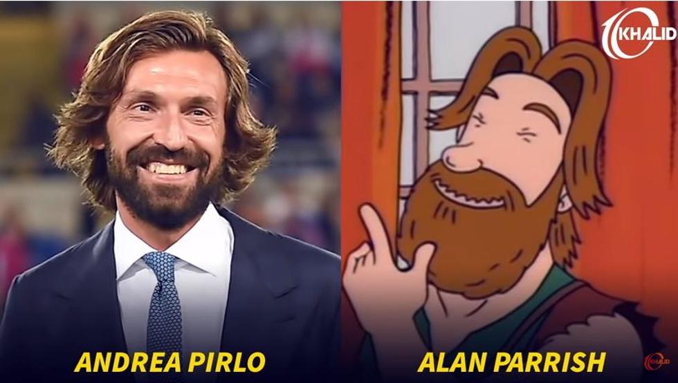 real-life footballers who look like cartoon characters - Bóng Đá