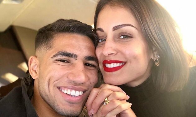 Hakimi's partner is a famous actress, she also speaks Italian: ready to conquer Milan? - Bóng Đá