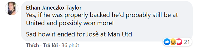 Phản ứng CĐV Jose Mourinho nói về M.U - Bóng Đá