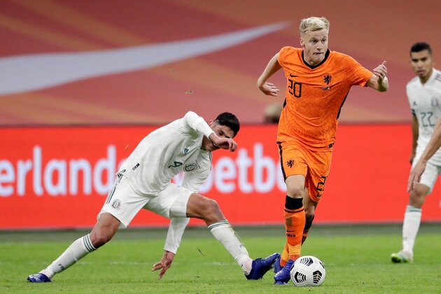 Van de Beek trận Mexico - Bóng Đá