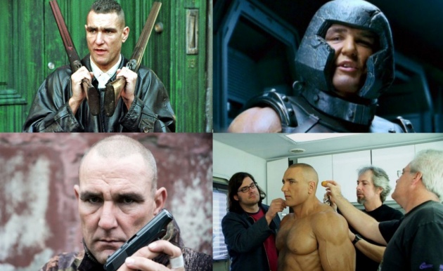 Tạo hình của Vinnie Jones trong các bộ phim hành động.