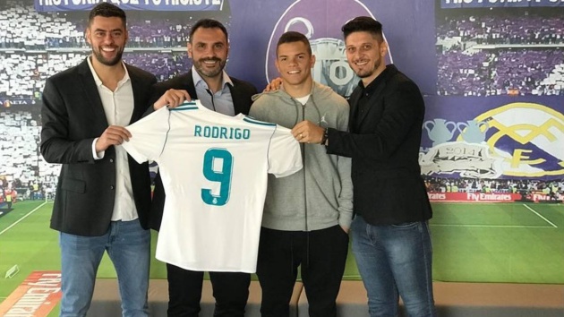 Lễ ra mắt của Rodrigues tại Real Madrid cách đây chưa lâu.