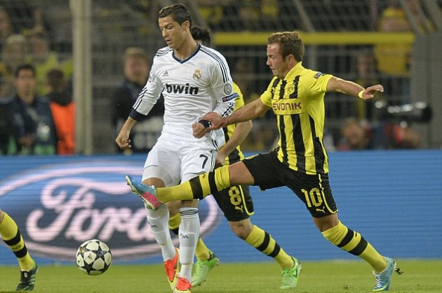 Gotze đã từng khiến siêu sao người Bồ Đào Nha bị lu mờ năm 2013.