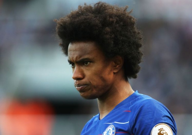 Willian vẫn chứng tỏ mình rất chuyên nghiệp dù không có nhiều cơ hội ra sân ở Chelsea.