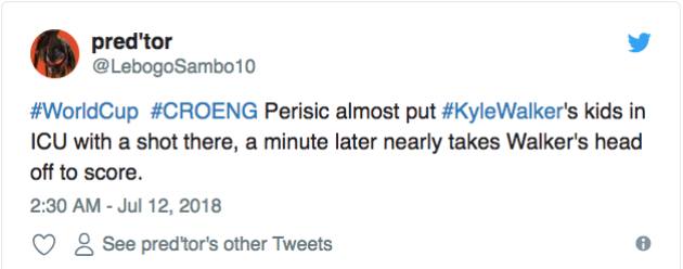 NHM Anh chỉ trích thậm tệ Kyle Walker sau sai lầm dẫn đến bàn thắng của Perisic - Bóng Đá