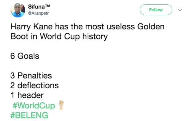 'Chiếc giày vàng World Cup vô dụng nhất trong lịch sử' - Bóng Đá