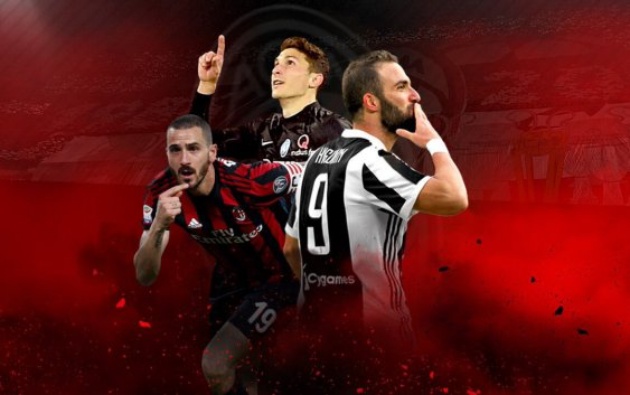 Cladara và Bonucci cũng sẽ tiếp bước Higuain trong thương vụ giữa Milan và Juve mùa hè này.