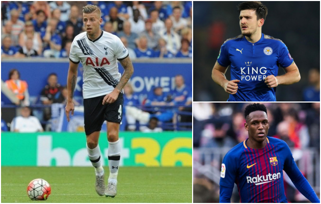 Alderweireld đang bước vào giai đoạn cuối sự nghiệp. Trong khi Maguire và Mina vẫn là cầu thủ trẻ.