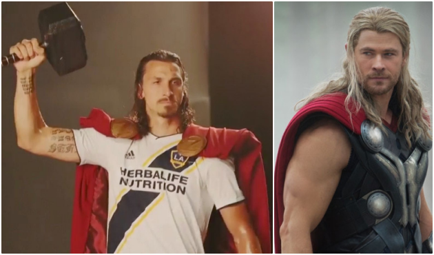 LA Galaxy tôn vinh Ibrahimovic bằng tạo hình 'thần Thor' - Bóng Đá