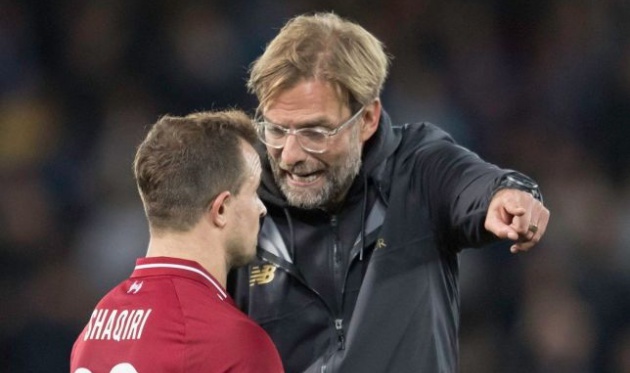 Sau tất cả, Shaqiri tiết lộ về mối quan hệ với Klopp - Bóng Đá