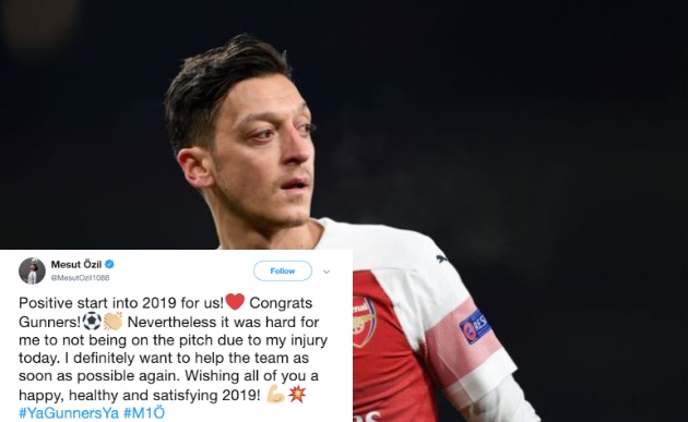 Phá vỡ im lặng, Ozil lên tiếng sau trận Arsenal 4-1 Fulham - Bóng Đá
