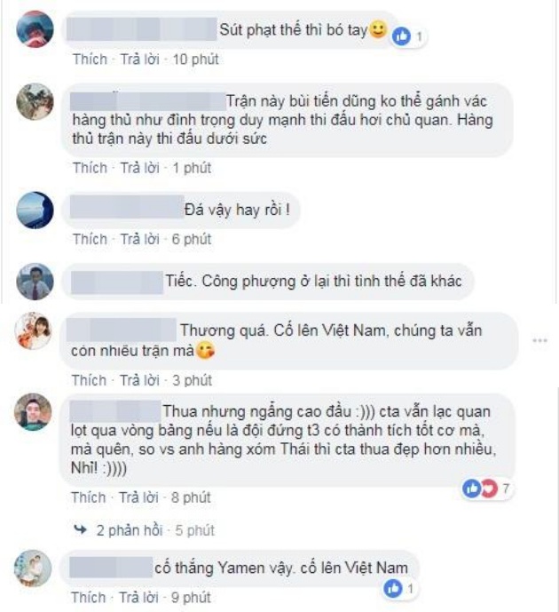 Những bình luận trên mạng xã hội từ NHM Việt Nam.