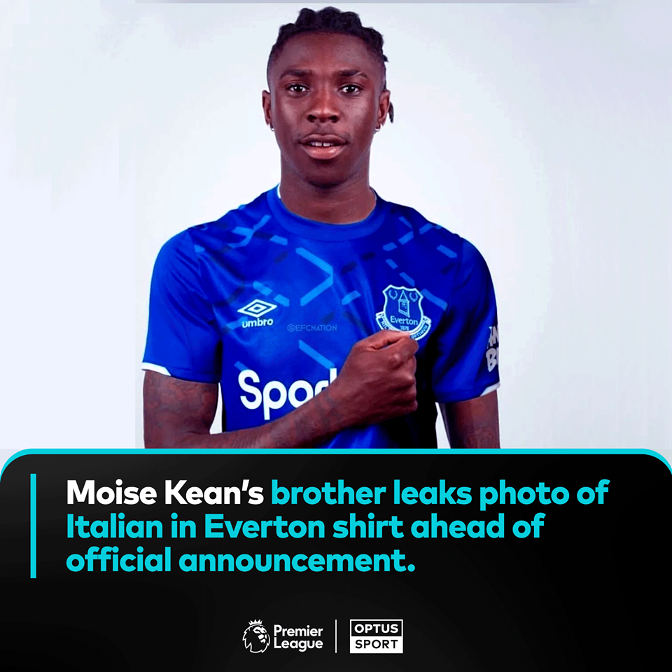 Kean chuẩn bị ra mắt Everton.