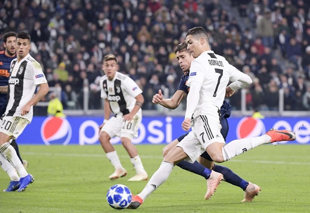 Ở tuổi 33, Ronaldo không hề cho thấy dấu hiệu tuổi tác và ngày càng chứng tỏ bản lĩnh của 1 siêu sao tầm cỡ thế giới. Ở Serie A và cả Champions League, CR7 đều thể hiện bộ mặt đáng gờm.