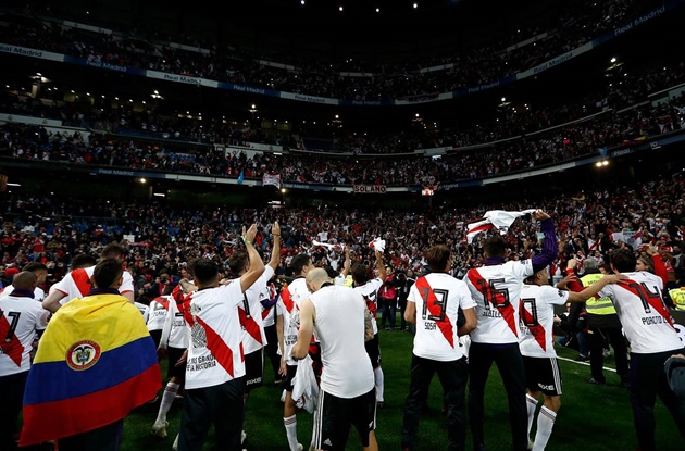 Những nổ lực không mệt mỏi của River Plate suốt 120 phút đã giúp đội nhà lội người dòng 3-1. Với chiến thắng này, River Plate giành chức vô địch Copa Libertadores 2018.