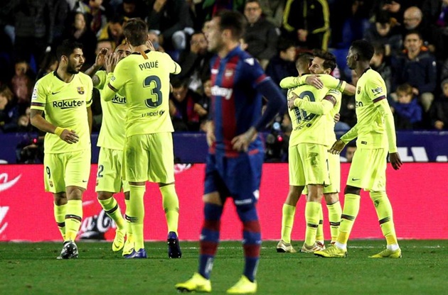 Điểm nhấn Levante vs Barca: - Bóng Đá