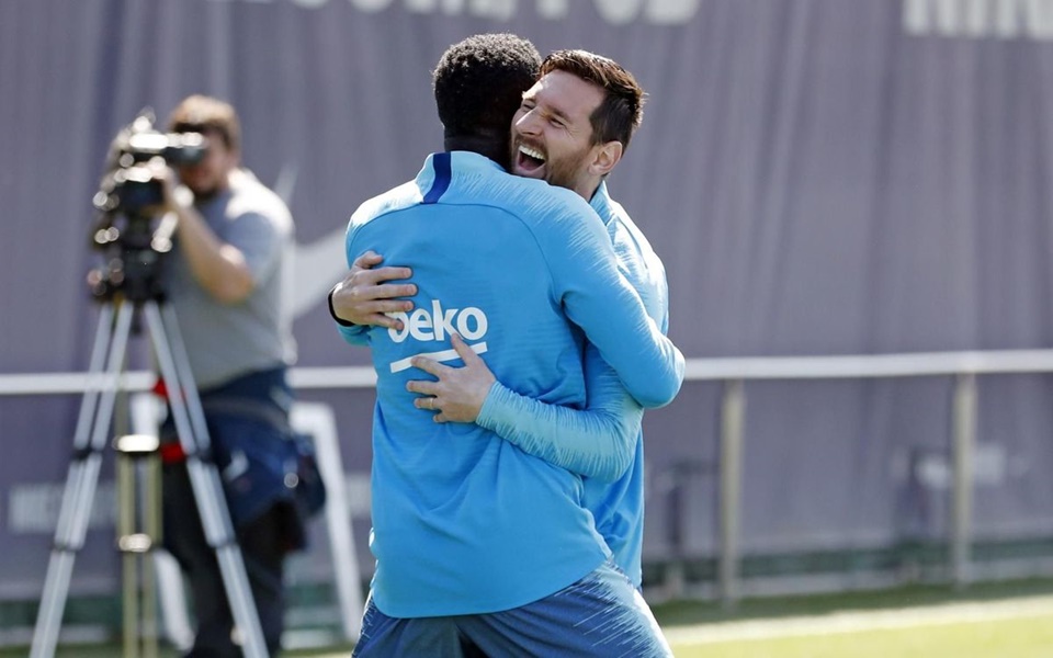 Barca tập - Bóng Đá