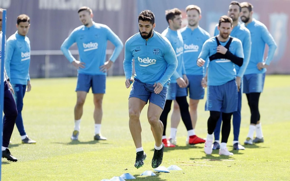 Barca tập - Bóng Đá