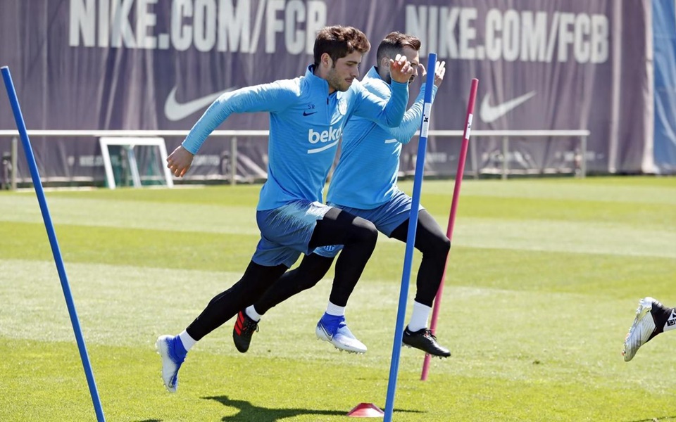 Barca tập - Bóng Đá