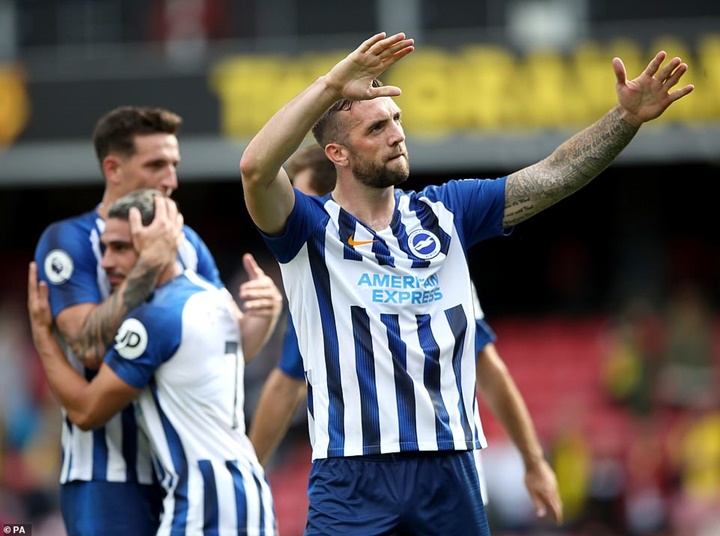 Phút 65, Florin Andone từ đường chuyền của Davy Pröpper đã nâng tỷ số lên 2-0 cho đội khách. Chưa dừng lại ở đó, 17 phút sau, Brigton tiếp tục có bàn thắng thứ 3 nhờ pha lập công của Neal Maupay.