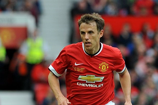 13. Phil Neville: Phil Neville bỏ túi 263 lần khoác áo đại diện thành Manchester.