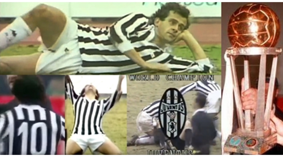 Platini vô địch C1 cùng đội bóng thành Turin năm 1985