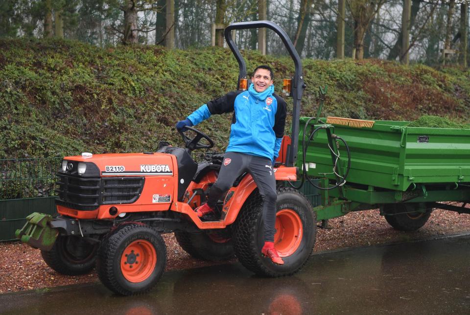 Chờ Man United rước quá lâu, Sanchez đổi nghề cắt cỏ - Bóng Đá