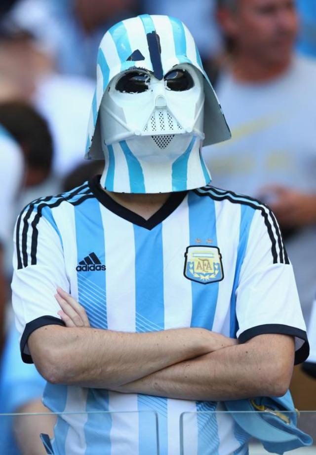 Một CĐV của Argentina.
