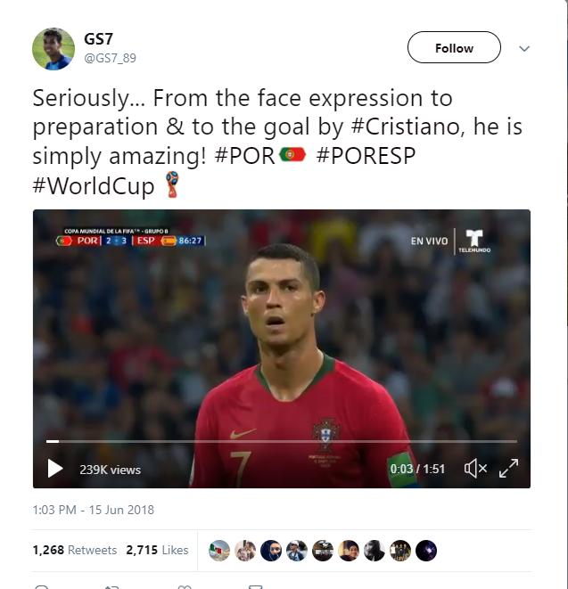 Mạng xã hội bùng nổ với hat-trick của Ronaldo - Bóng Đá