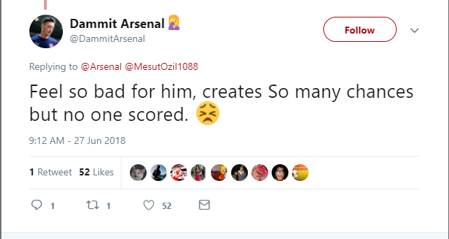Tuyển Đức bị loại, fan Arsenal vỗ về Ozil - Bóng Đá