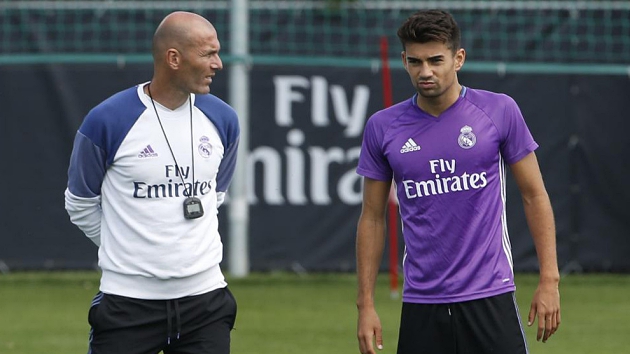 Con trai Zidane rất tự hào khi cha mình quay trở lại dẫn dắt Los Blancos.