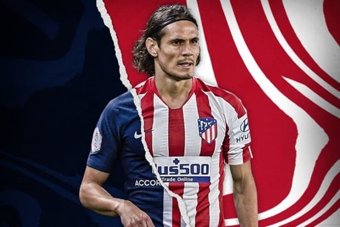 Atletico chiêu mộ Cavani chỉ 8,5 triệu bảng.
