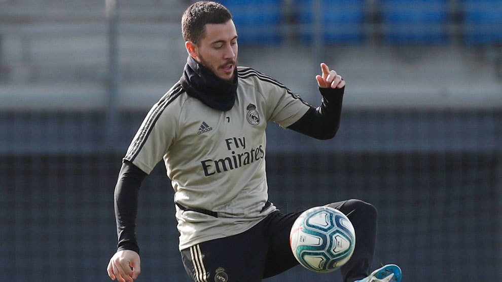 Hazard starts ball work at Valdebebas - Bóng Đá