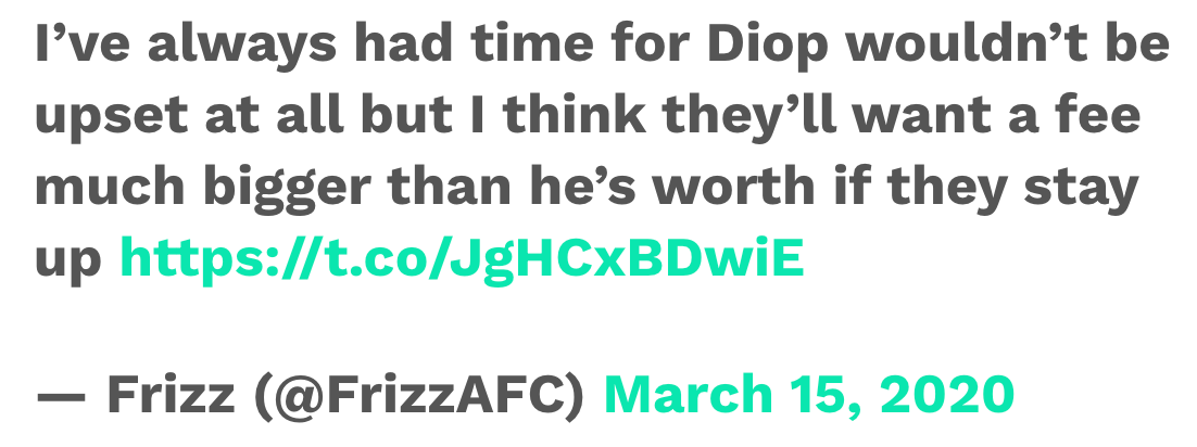 Arsenal fans react on Twitter to reported interest in West Ham’s Issa Diop - Bóng Đá