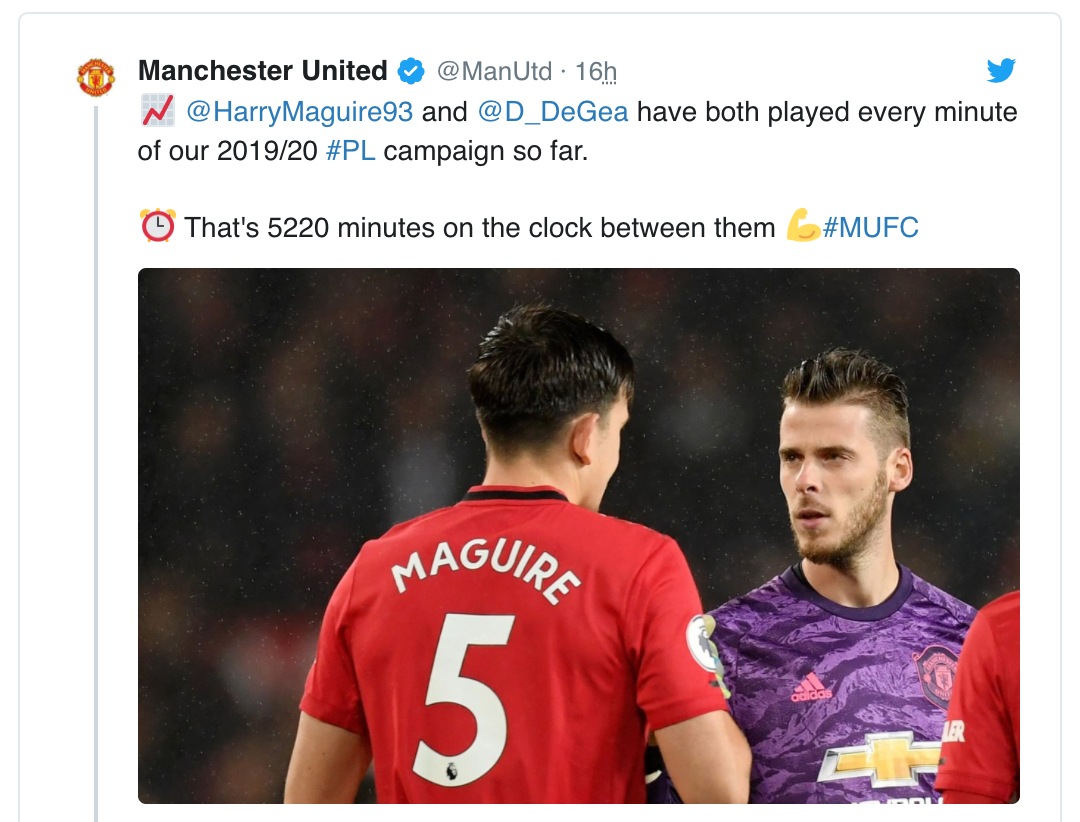 Manchester United: Fans react to club post praising Red Devils duo Harry Maguire and David de Gea - Bóng Đá