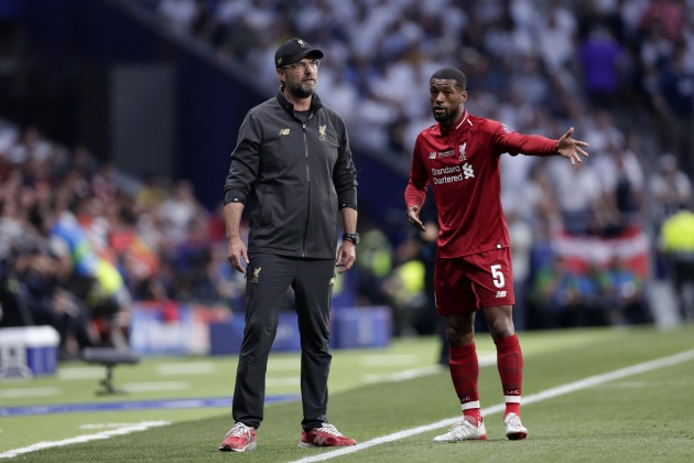 Georginio Wijnaldum has reportedly rejected a contract extension from Liverpool and will be able to leave at the end of the season. - Bóng Đá