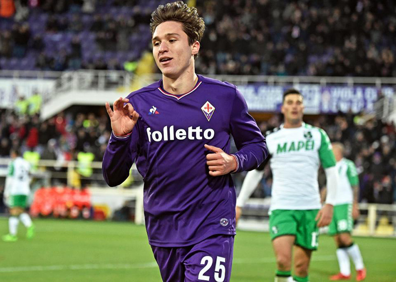 Federico Chiesa, tài năng trẻ đầy hứa hẹn của Fiorentina.
