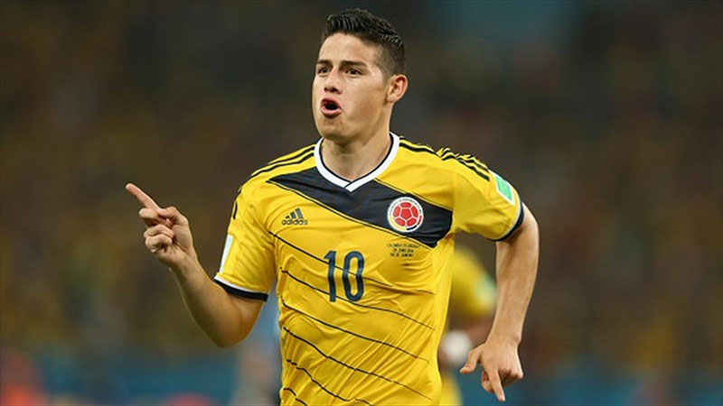 "Vua phá lưới" World Cup 2014, James Rodriguez là một cầu thủ tấn công đa năng.