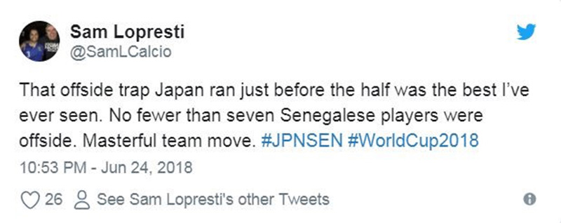 CĐV trầm trồ với pha bẫy việt vị nửa đội hình đối thủ của Nhật Bản - Bóng Đá