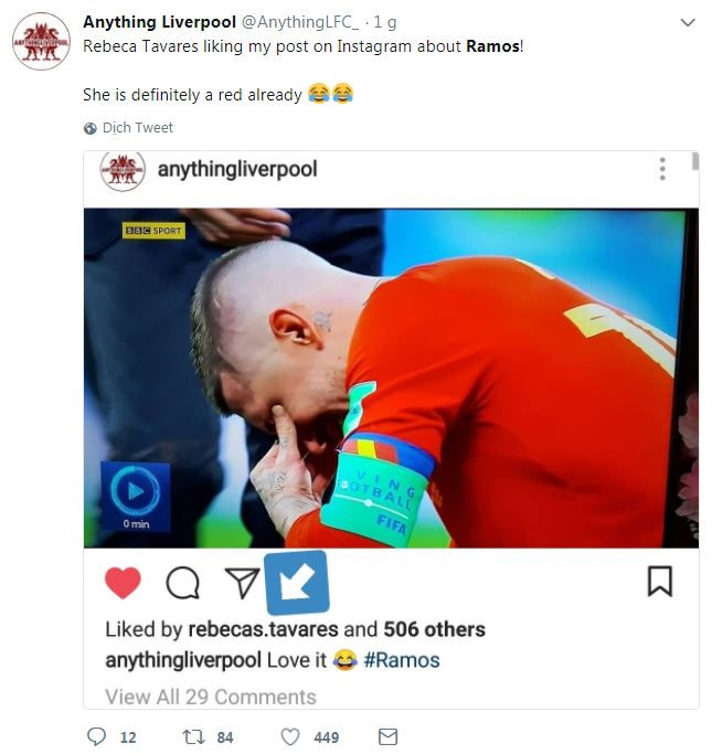 Khoảnh khắc mềm yếu của Ramos thành trò cười trên mạng xã hội - Bóng Đá