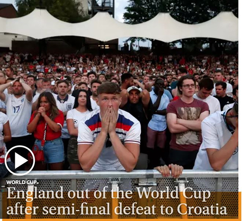 Truyền thông Anh: 'Croatia làm tan vỡ trái tim sư tử dũng cảm' - Bóng Đá