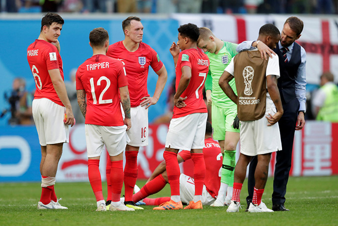 Harry Kane và đồng đội buồn bã chia tay World Cup 2018 - Bóng Đá